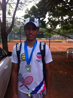 Marcos Constantino, campeão na categoria 17 anos.