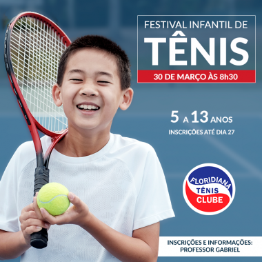 festival infantil de tênis